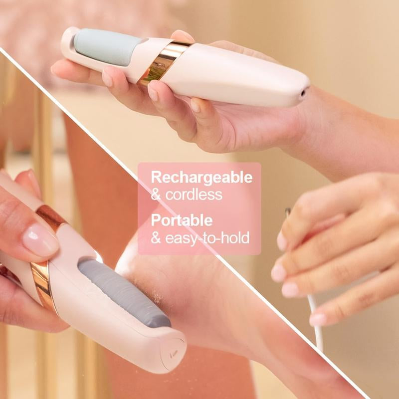 Electric Feet Callus Remover,Portable Electronic Foot File Pedicure Tools,Waterproof Foot Scrubber File,Pedi Foot Care for Dead,Hard Cracked Dry Skin Manicure Nail Nail Care Cutics Nail Art
