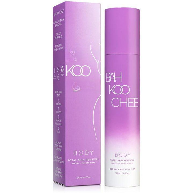 Bakuchiol Body Serum Moisturizer - Retinol Alternative for Smooth Glowy Skin with Niacinamide & Caffeine 120Ml Moisturizer