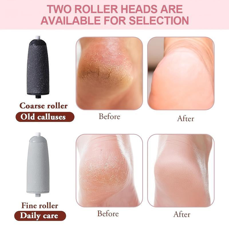 Electric Feet Callus Remover,Portable Electronic Foot File Pedicure Tools,Waterproof Foot Scrubber File,Pedi Foot Care for Dead,Hard Cracked Dry Skin Manicure Nail Nail Care Cutics Nail Art