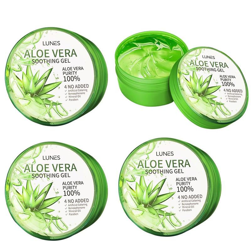 Made in Korea ALOE VERA SOOTHING & MOISTURE GEL 100% Pure 300Ml (10.58Oz ) Skin Moisturizing