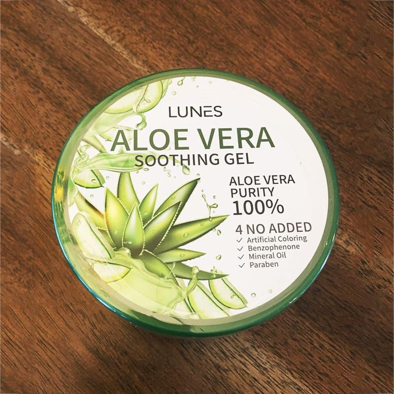 Made in Korea ALOE VERA SOOTHING & MOISTURE GEL 100% Pure 300Ml (10.58Oz ) Skin Moisturizing