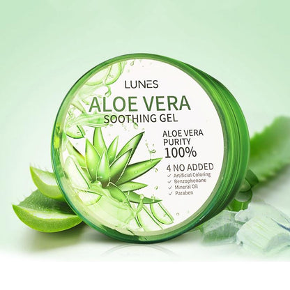 Made in Korea ALOE VERA SOOTHING & MOISTURE GEL 100% Pure 300Ml (10.58Oz ) Skin Moisturizing