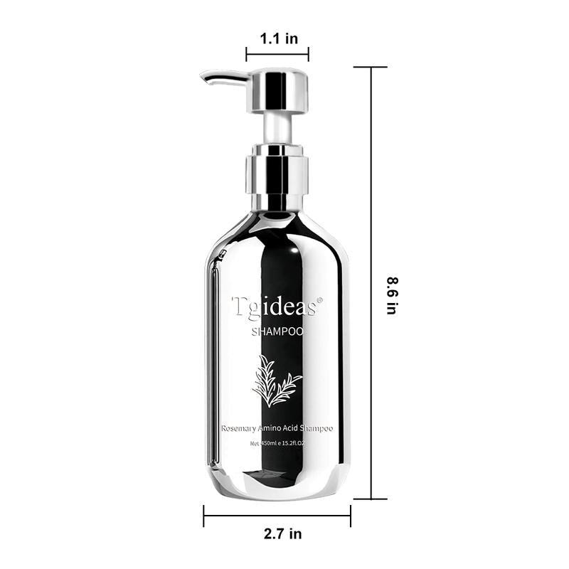 Tgideas Rosemary Shampoo Revives Damaged Hair, Promotes Growth, Reduces Frizz & Hair Loss, Restores Shine & Smoothness