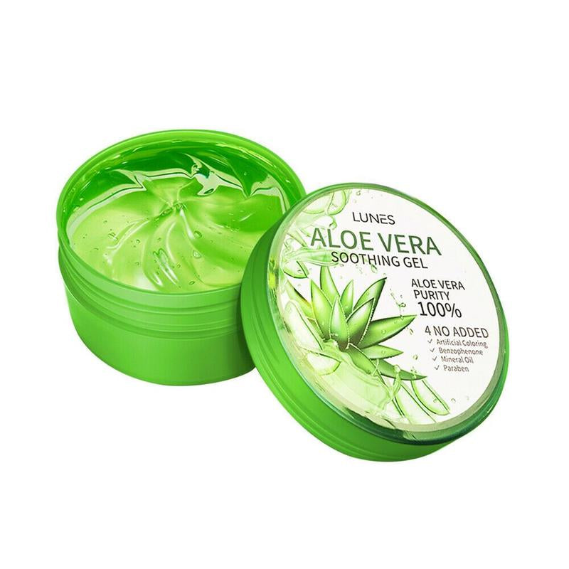 Made in Korea ALOE VERA SOOTHING & MOISTURE GEL 100% Pure 300Ml (10.58Oz ) Skin Moisturizing