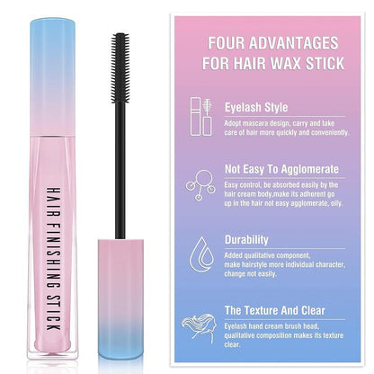 Hair Finishing Stick 2 Pack for Small Broken Hair Cream/Gel for Women Naturally Refreshing, Non- and Non-Sticky