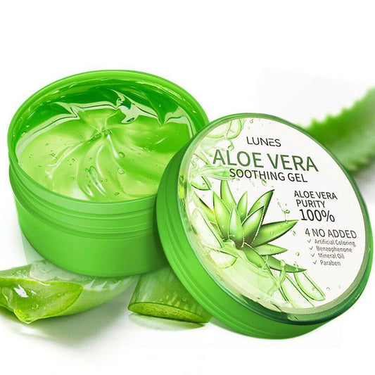 Made in Korea ALOE VERA SOOTHING & MOISTURE GEL 100% Pure 300Ml (10.58Oz ) Skin Moisturizing