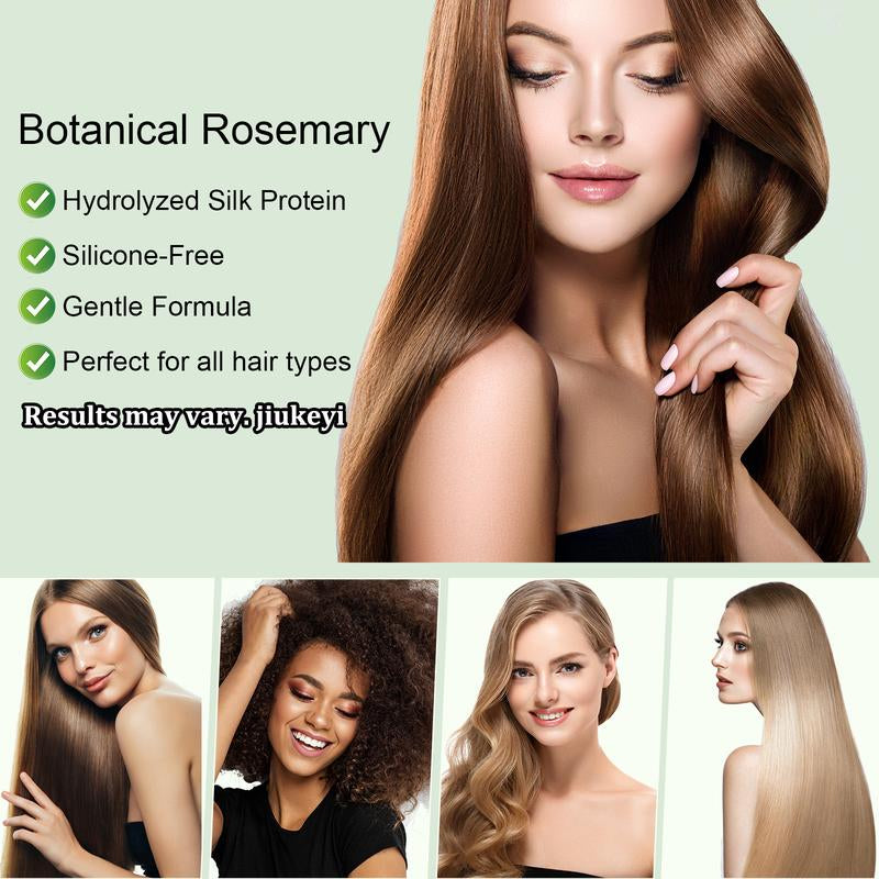 Tgideas Rosemary Shampoo Revives Damaged Hair, Promotes Growth, Reduces Frizz & Hair Loss, Restores Shine & Smoothness