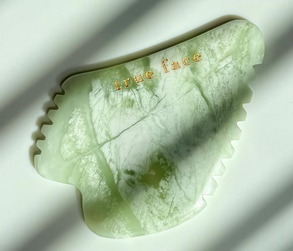 True Edge Gua Sha Precision Tool by True Face for Facial Sculpting & Tension Release to Restore and Enhance Fascia Health and Circulation
