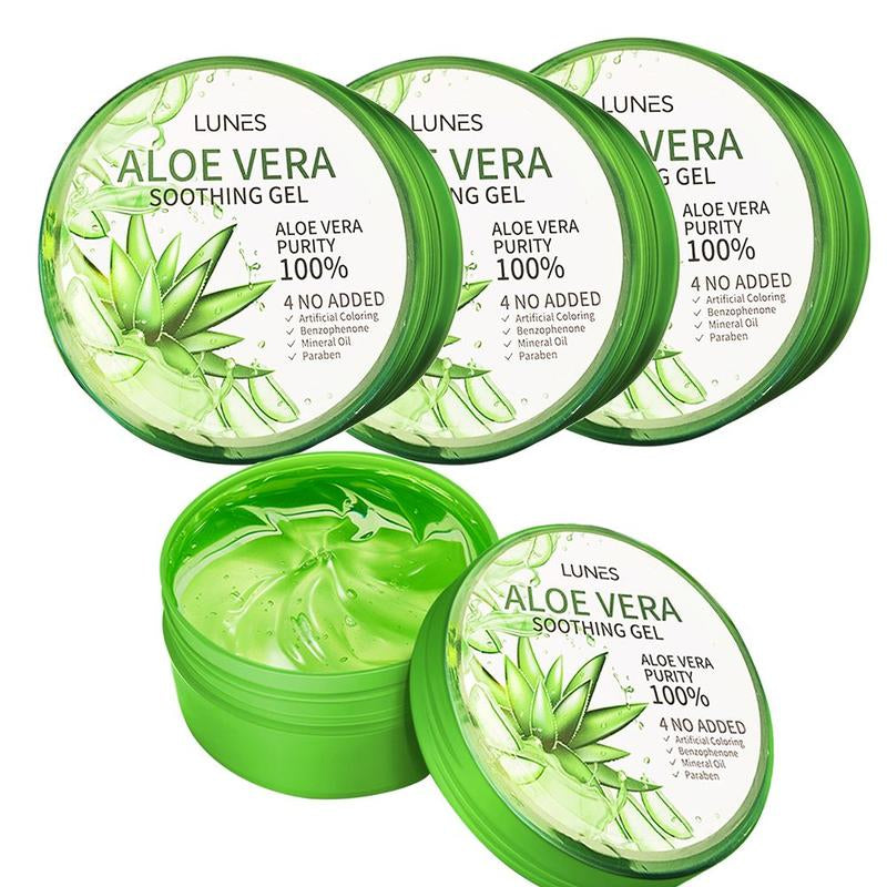 Made in Korea ALOE VERA SOOTHING & MOISTURE GEL 100% Pure 300Ml (10.58Oz ) Skin Moisturizing